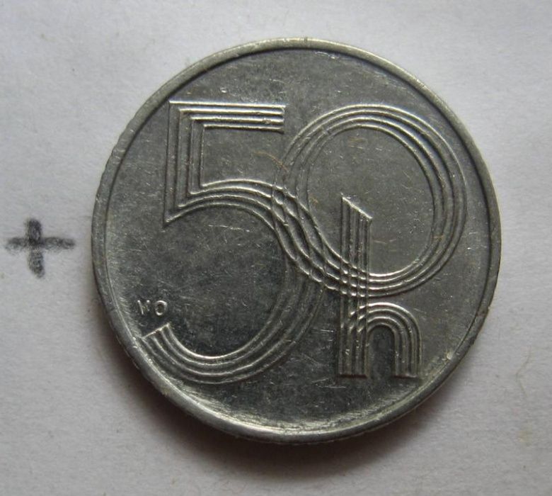 Монеты;Чехия-1993 г.-50 геллеров