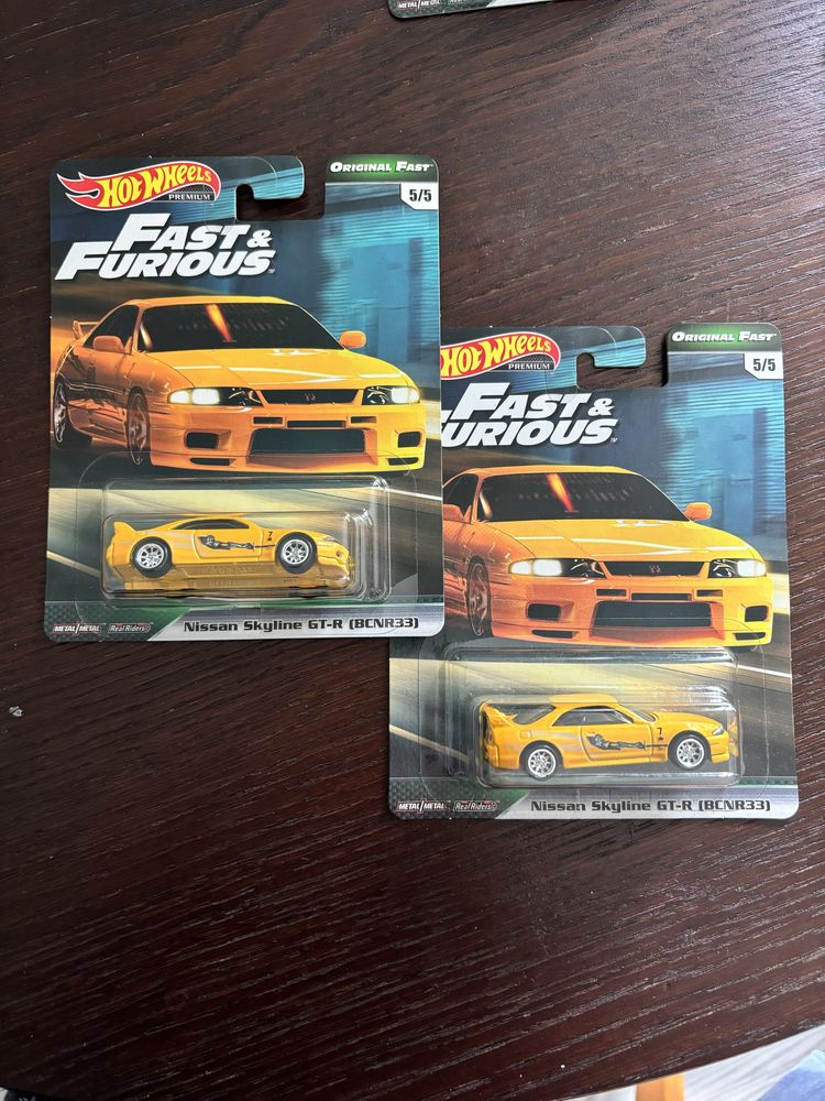 Hot wheels nissan skyline gt-r ff fast & furious premium