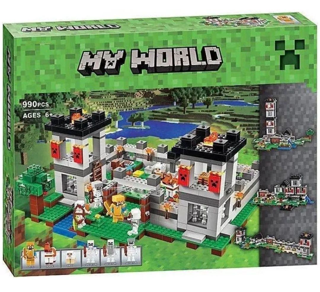 Продам конструктор My world, Minecraft 4в1