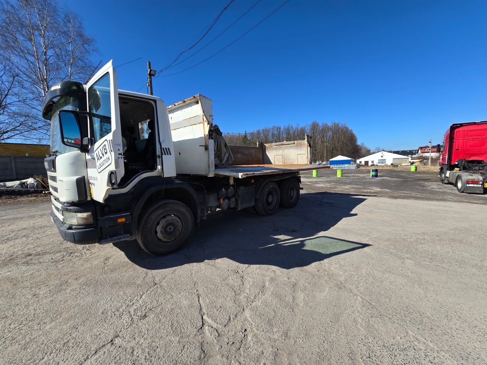 Scania wywrotka P114, 340 6x4 z hydroburtą