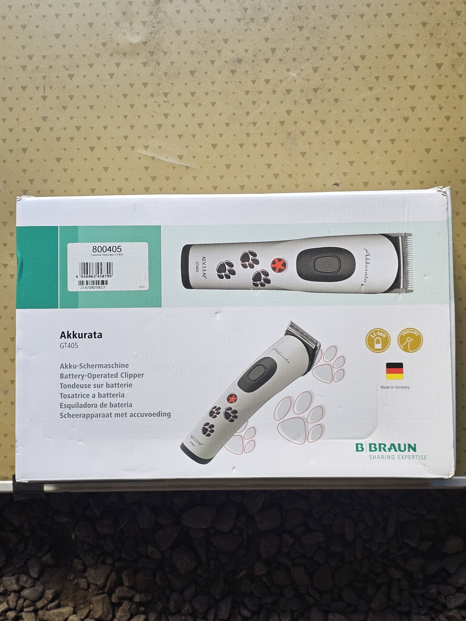 Maшинка для стрижки- Braun Akkurata GT405
