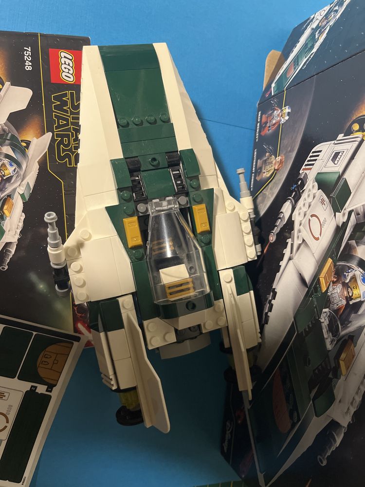 Lego 75248 a-wing brak figurek