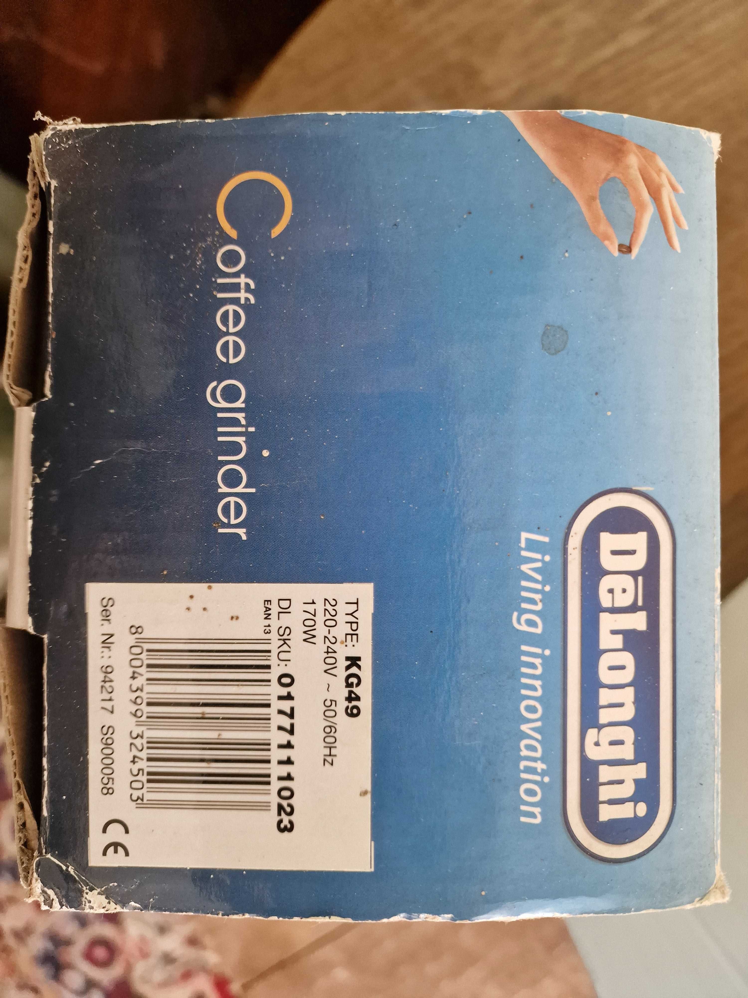 Delonghi De'Longhi Coffee Grinder (KG49) Młynek do kawy