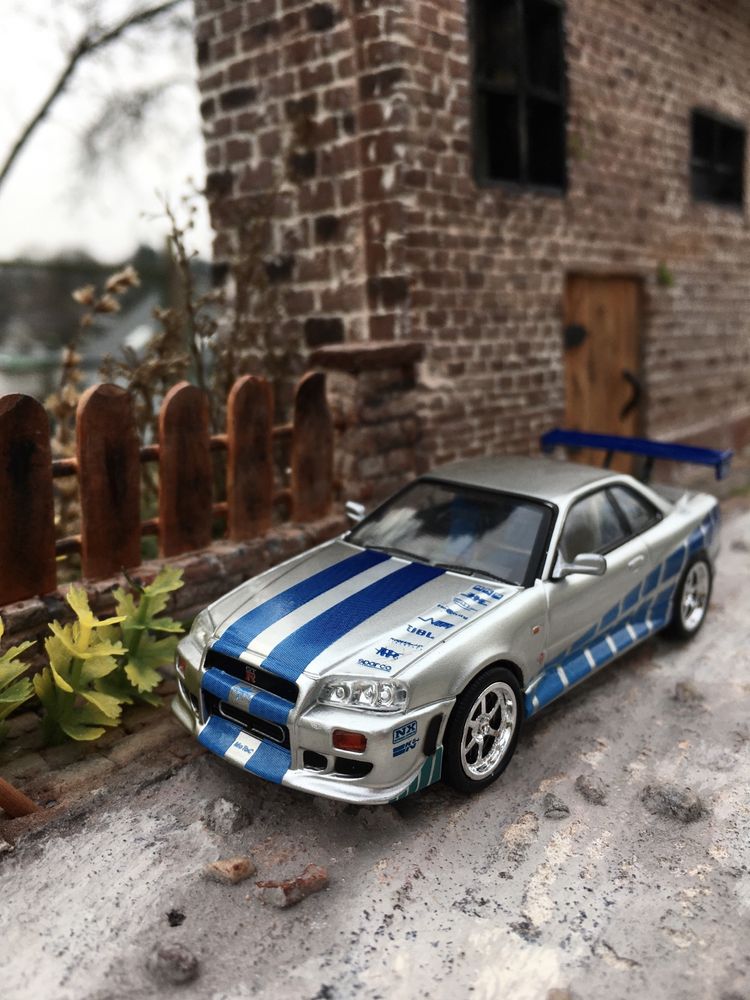 Czasopismo- NISSAN SKYLINE GT-R R34-Szybcy i Wściekli,auta,model