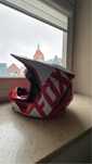 kask fox V1 czerwony