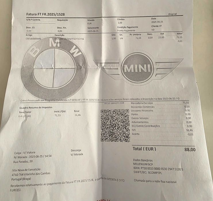 Módulo / Excitador TMS Farol Xénon Novo BMW Série 4 - BMW X5 - BMW X6