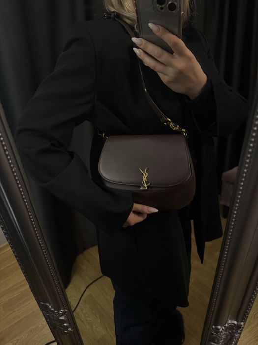 Сумка ysl шоколадного цвета