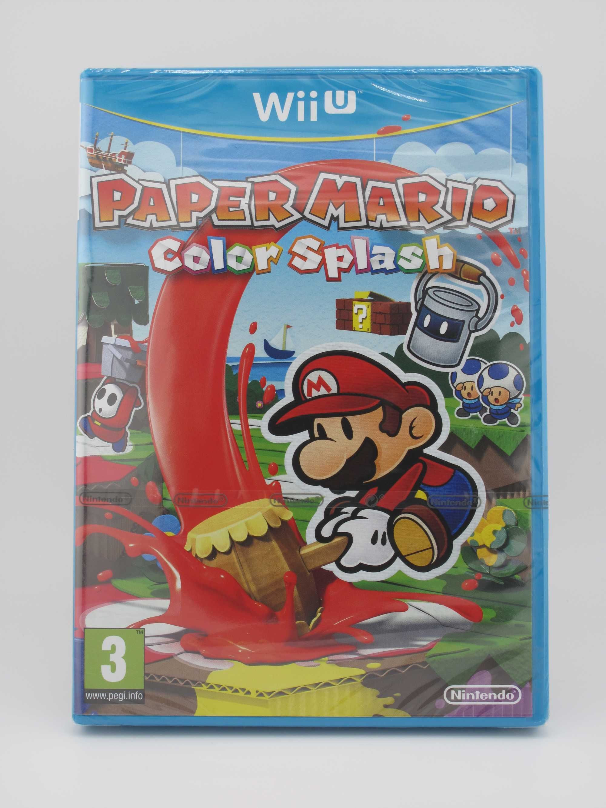 Paper Mario Color Splash - Wii U - Nowa w folii!