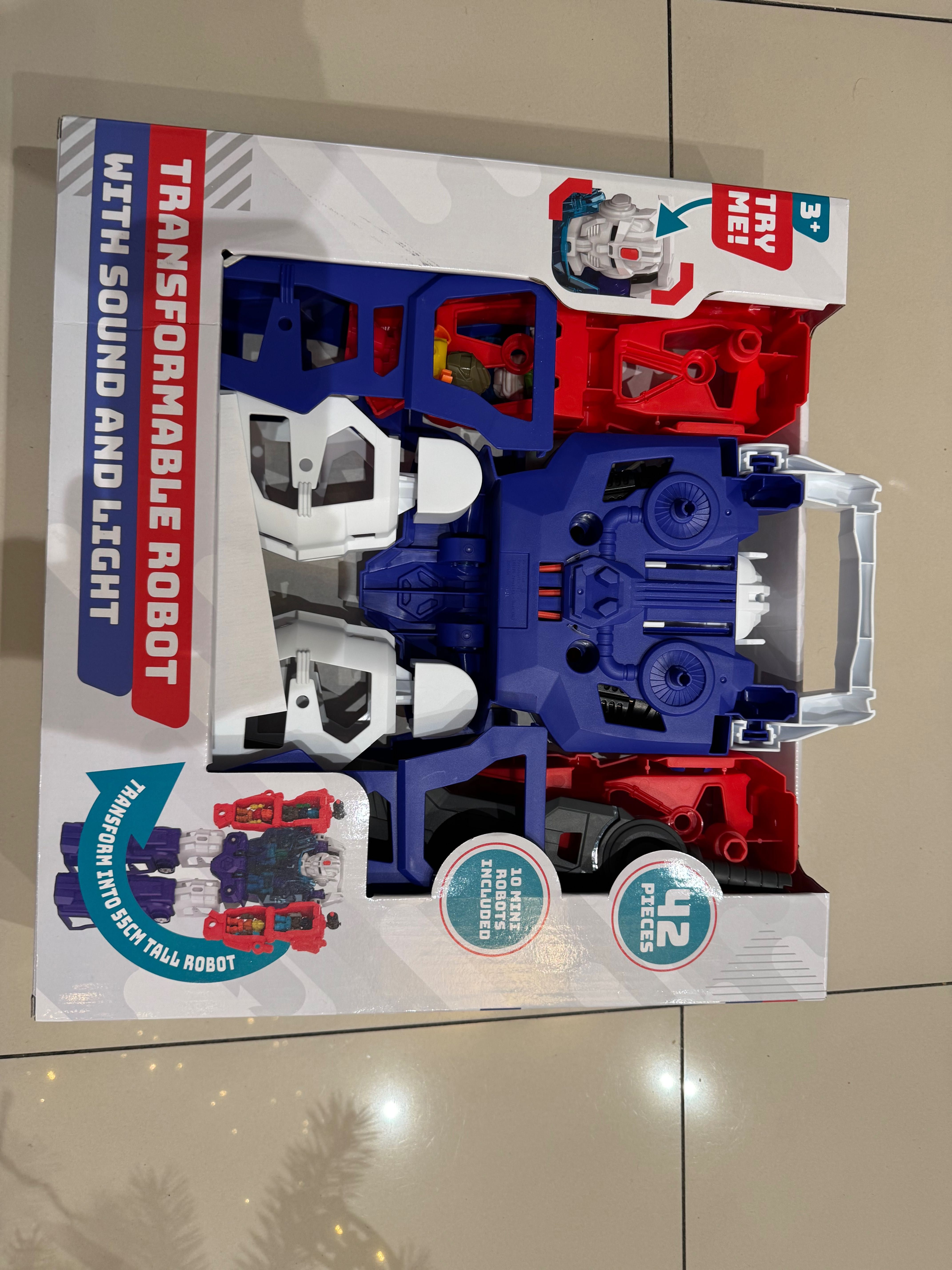 Transformers Duży robót do przekształcania ze światłem i dźwiękiem