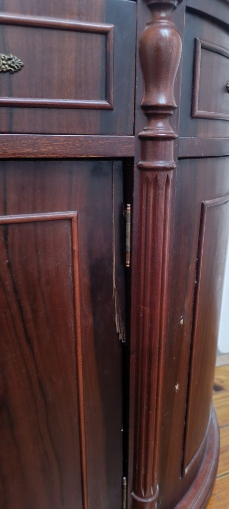 Movel de antiquário com top de mármore