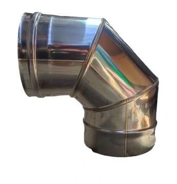 Kolanko nierdzewne 90* 130X130mm -nowe
