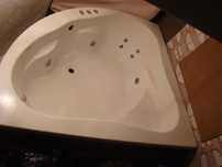 Wanna POOLSPA z masażem KLIO SYM 137x137, komplet wyposarzenie !