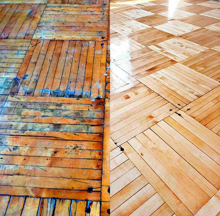 Циклевка паркета, доски. Выравнивание полов под ламинат, линолеум.