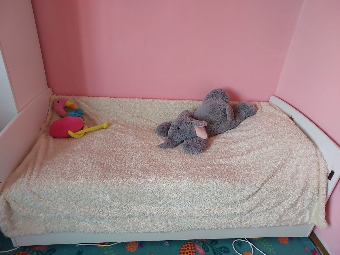 Дитяче ліжко+бортик+шухляди+матрац