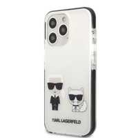 Etui Karl Lagerfeld Karl & Choupette na iPhone 13 Pro Max - Białe