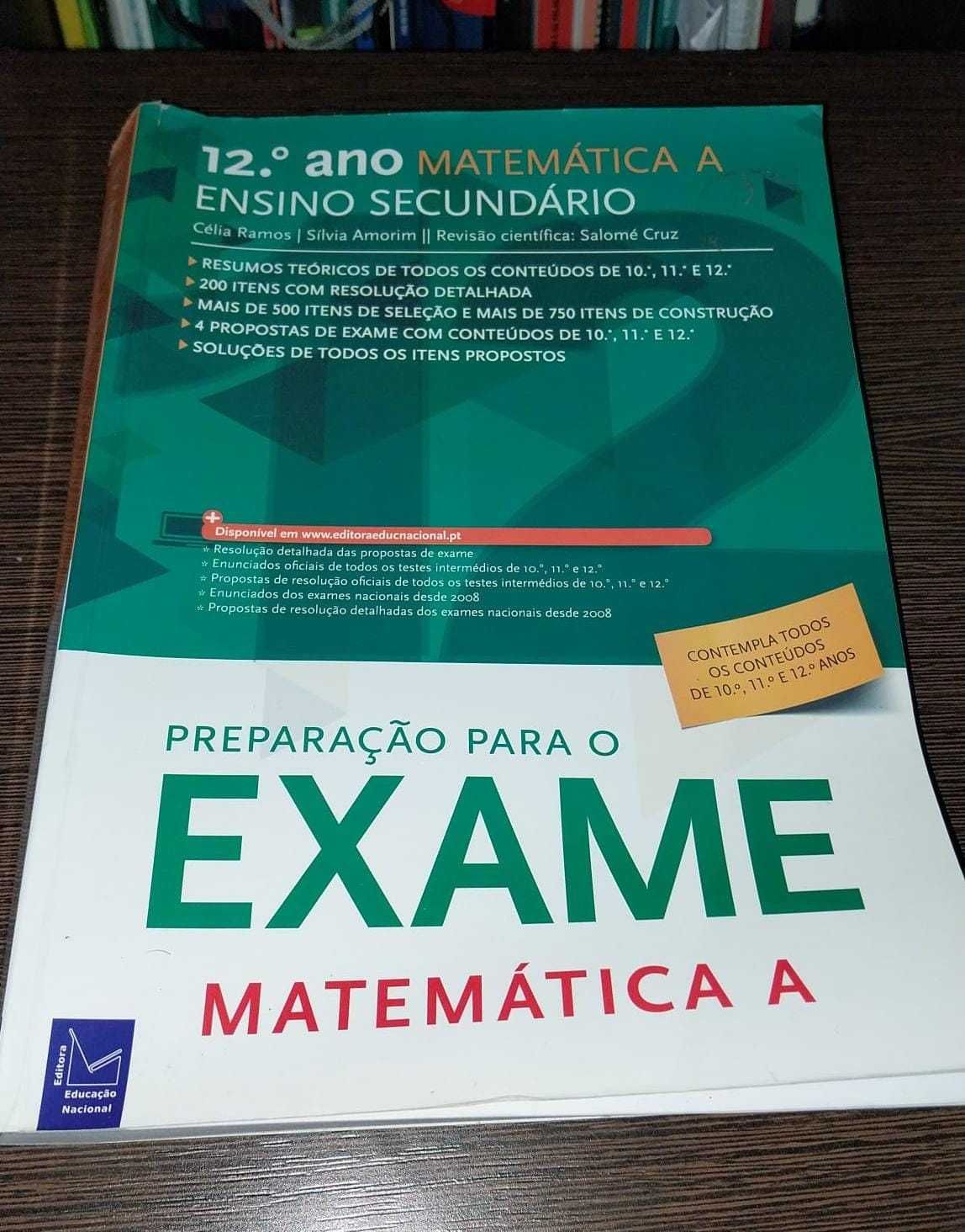 Livro de preparação para o exame de Matematica A 12ºano