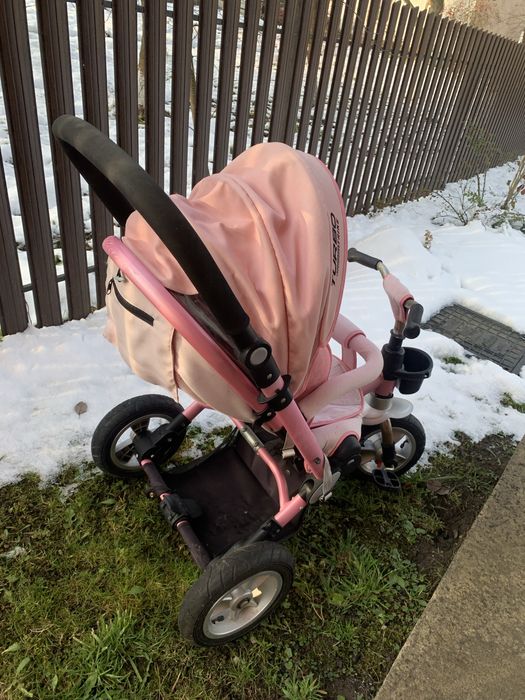 Ровер роверчик коляска велосипед 2 в 1 для дівчинки дитячий