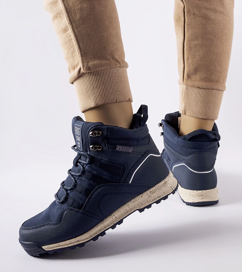 Niebieskie trapery Big Star KK274611 NAVY 41