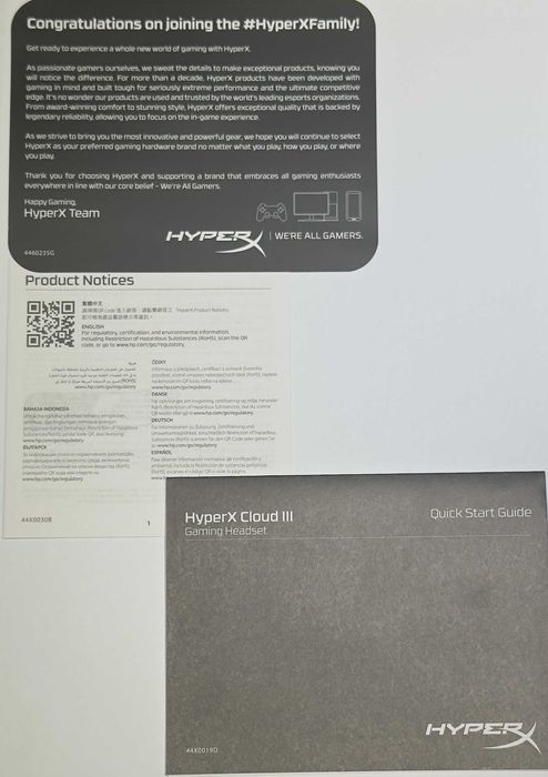 słuchawki hyperx cloud 3 wired stan idealne