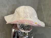 Czapeczka czapka na słońce dwustronna z zapinaniem 12-24 mies