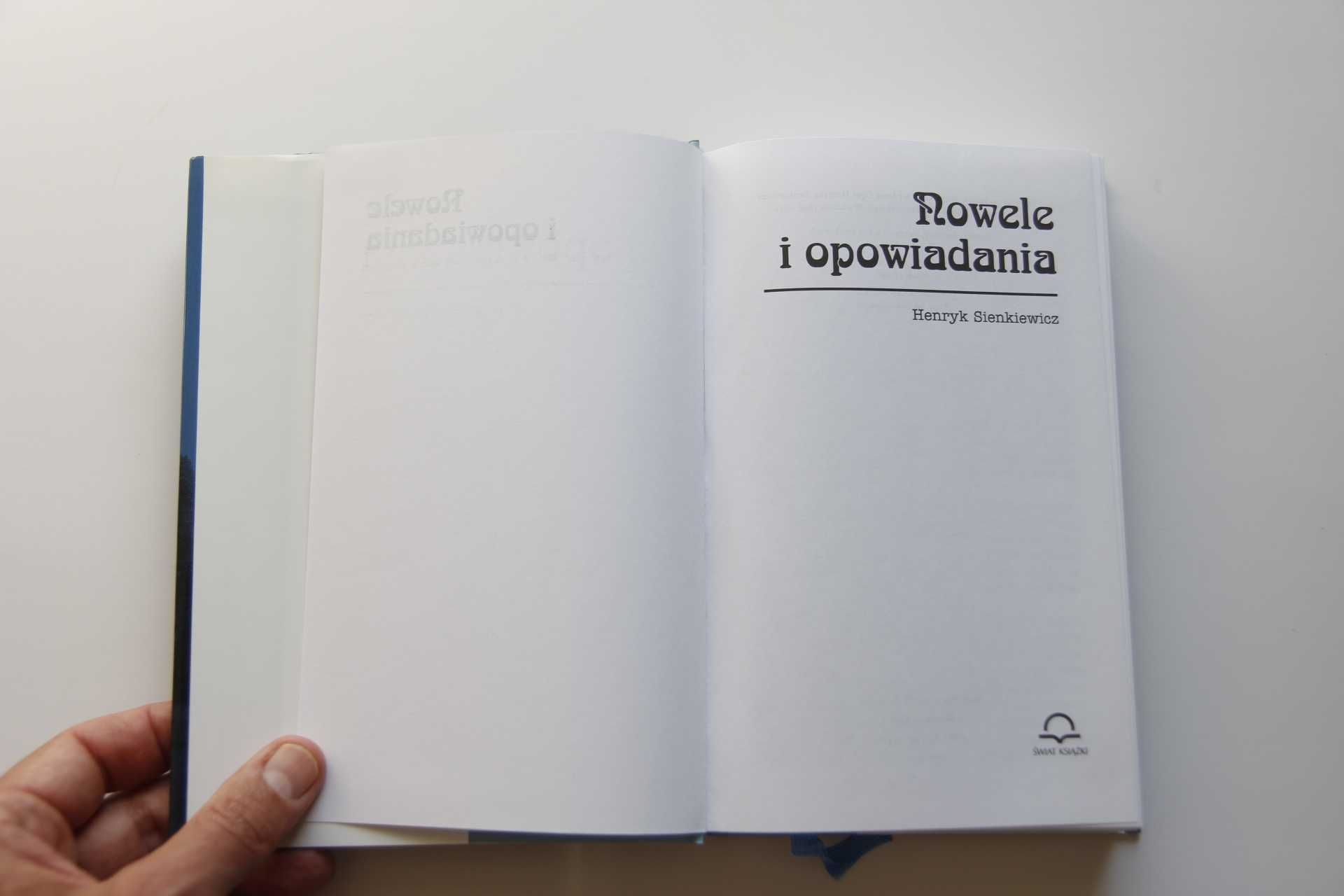 Nowele i opowiadania Henryk Sienkiewicz bdb, jak nowa! 1999