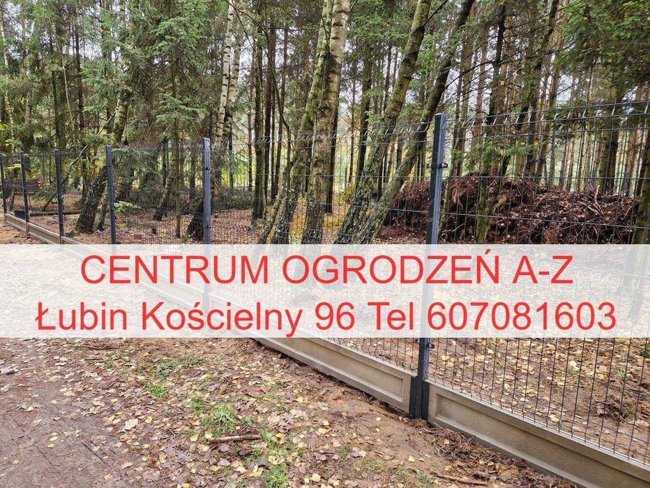 Ogrodzenie panelowe siatkowe na podmurówce + montaż producent TANIO