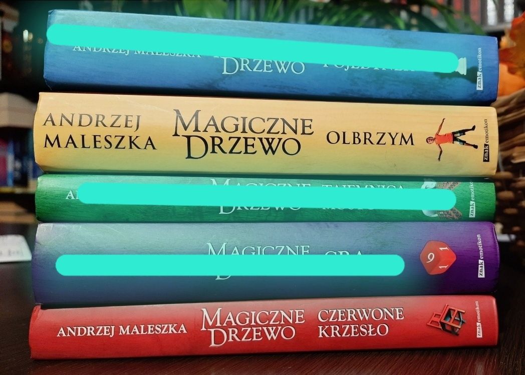 Magiczne drzewo Maleszka Czerwone krzesło cena za 2 tytuły Olbrzym