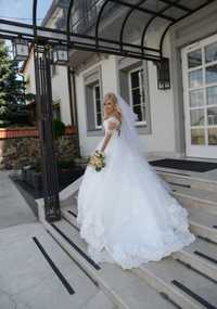 Весільне плаття, свадебное платье MillaNova, б/у одягала 1раз, ідеалне