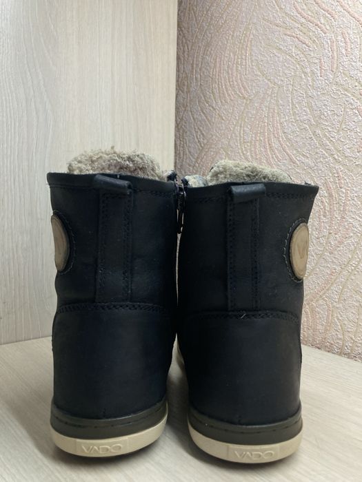 Теплые кожаные ботинки, хайтопы Vado.