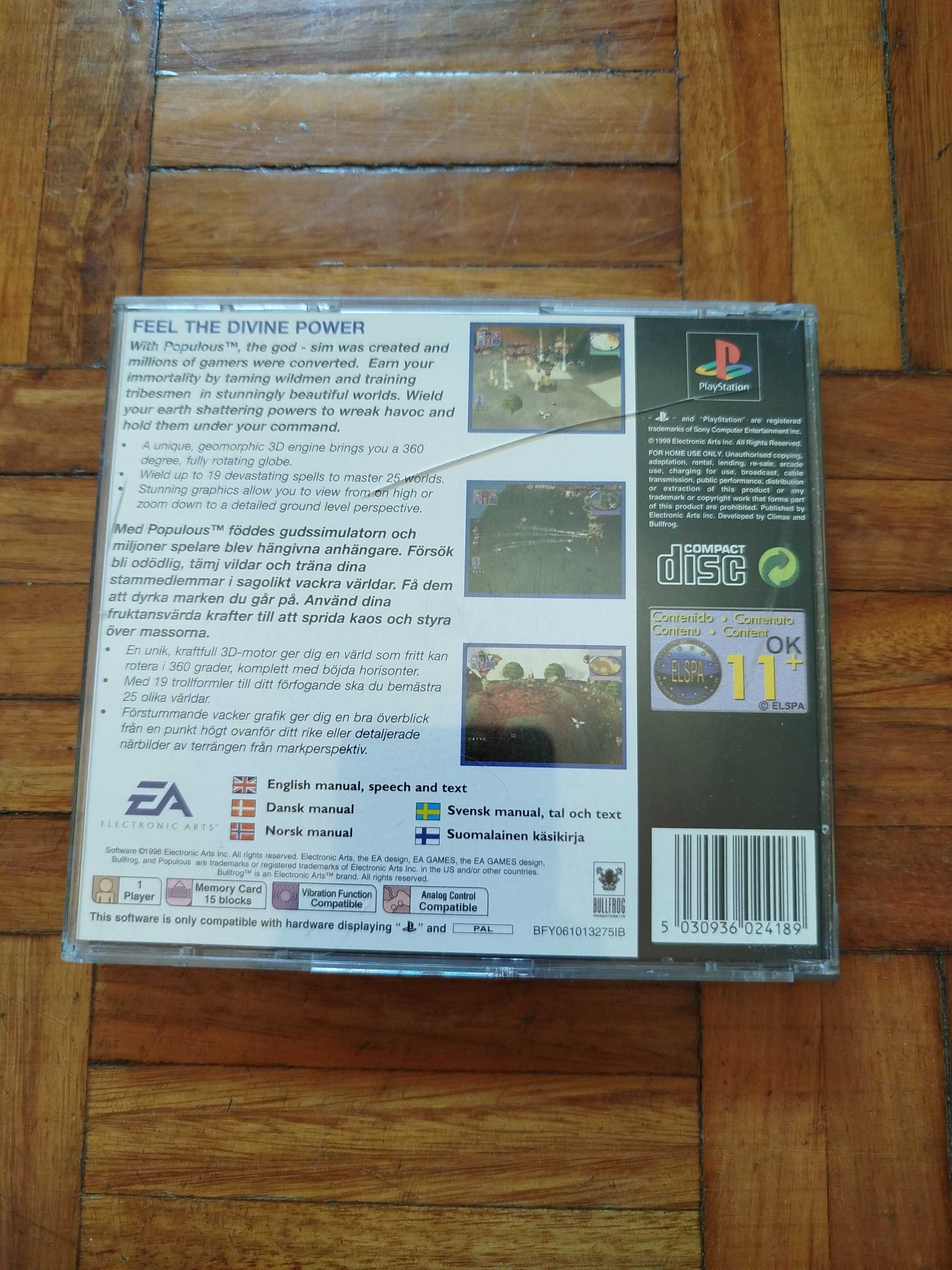 Playstation 1 Populous The Beginning