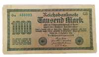 Stary Banknot Niemcy 1000 marek 1922