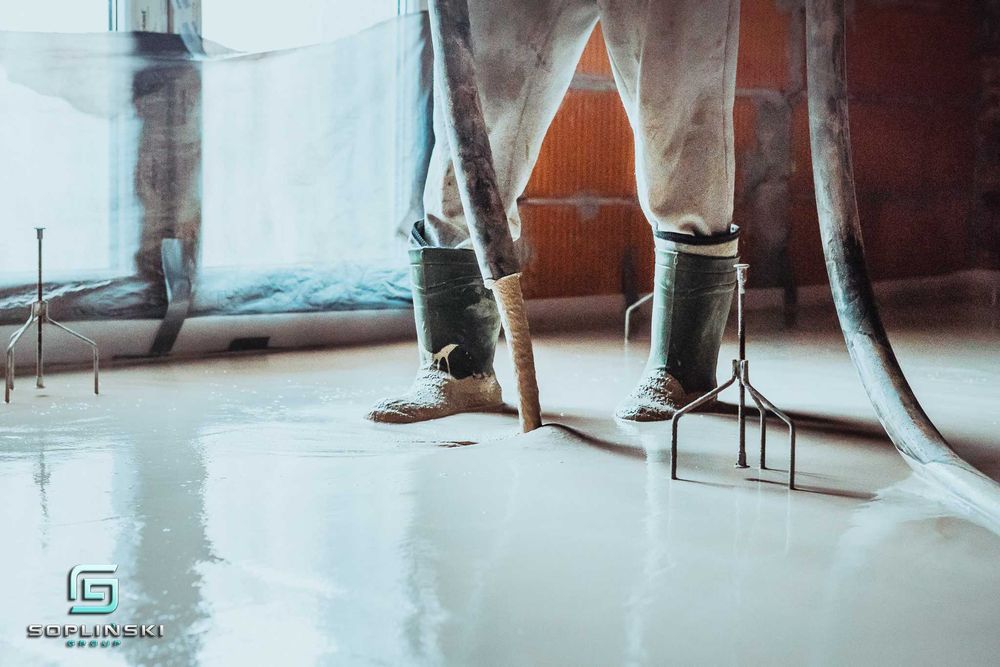 Wylewki posadzki anhydrytowe Knauf Pianobeton Styrobeton Tynki