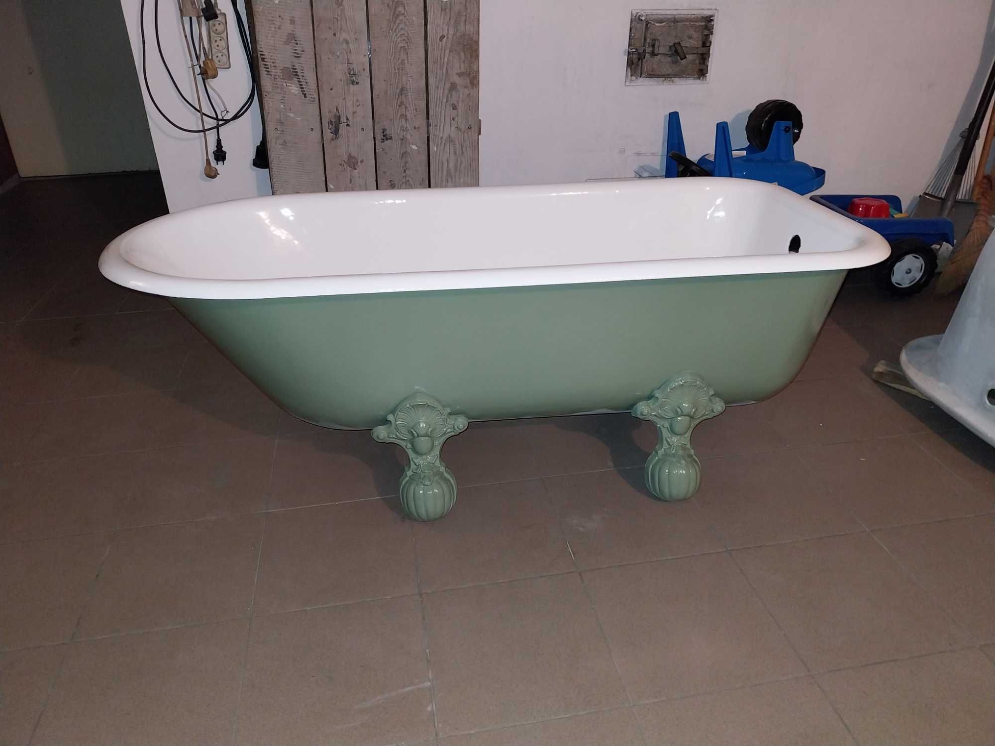 Wanna żeliwna wolnostojąca 170cm po kompletnej renowacji