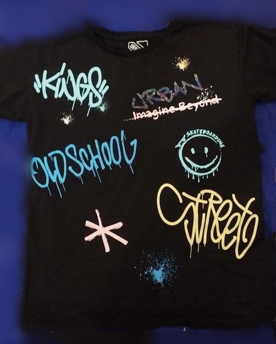 Koszulka młodzieżowa grafitti