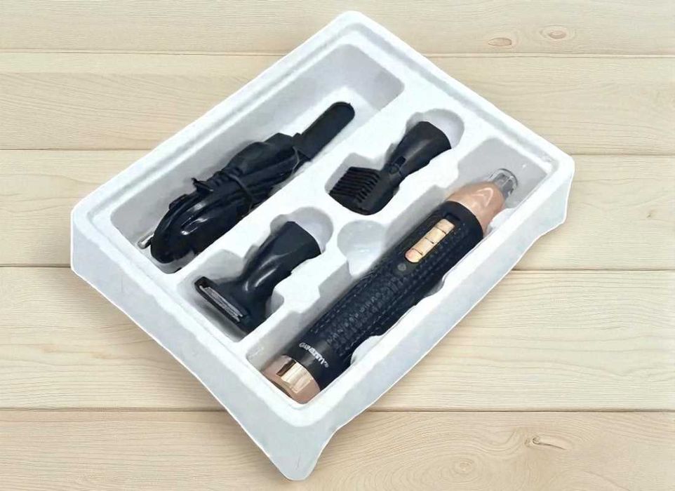 Бездротовий чоловічий тример Geemy GM-3108 3 в 1 для носу та вух