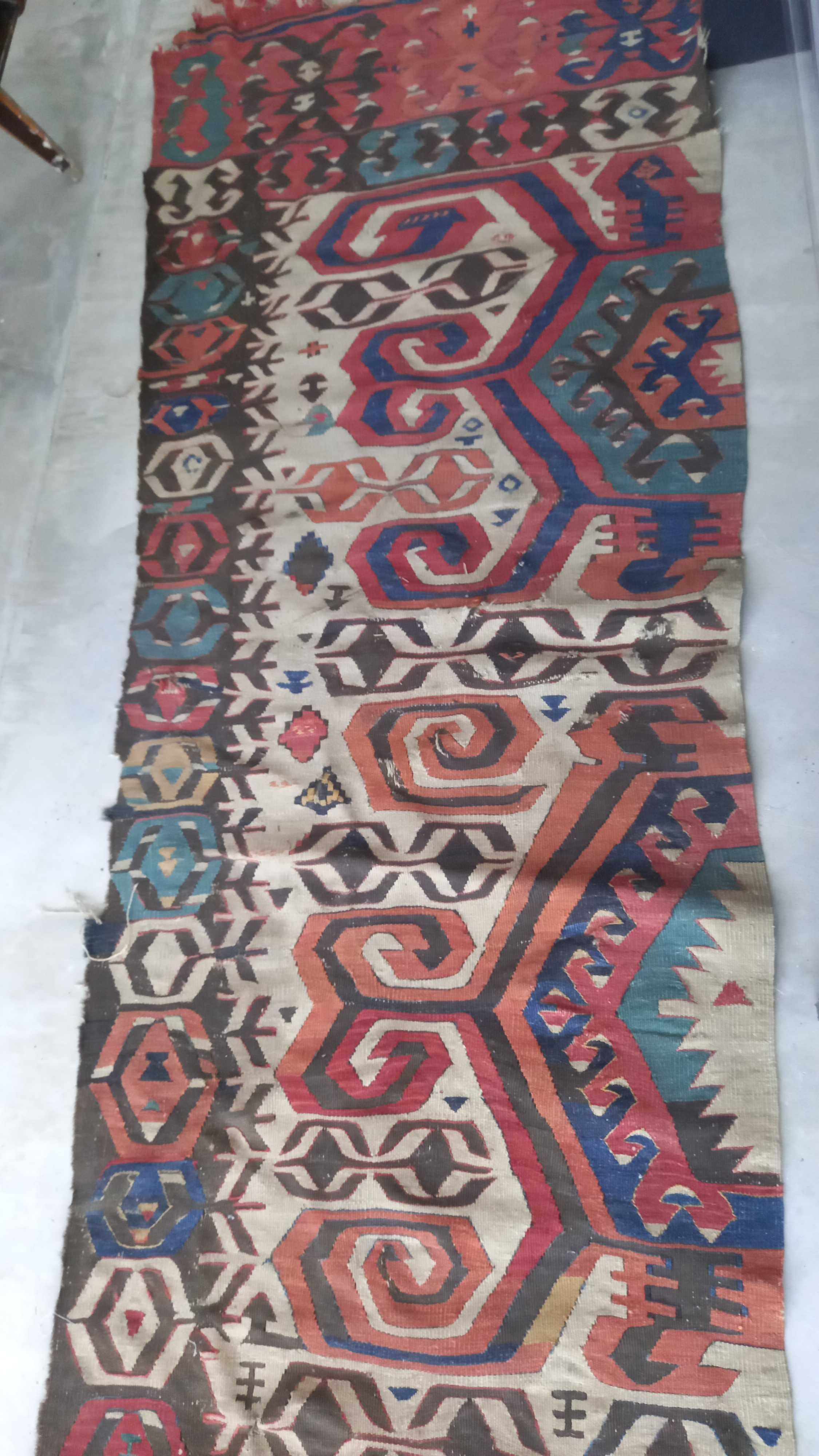 Tapete/ passadeira Kilim antigo 4 metros