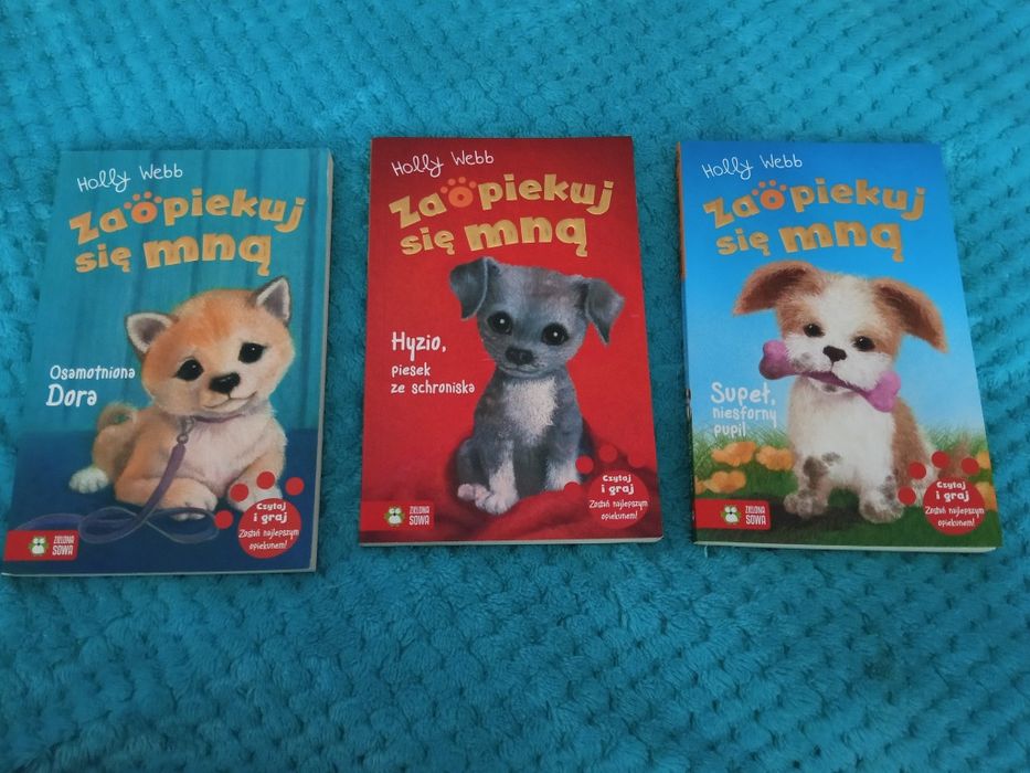 Zestaw 3 książek zaopiekuj się mną