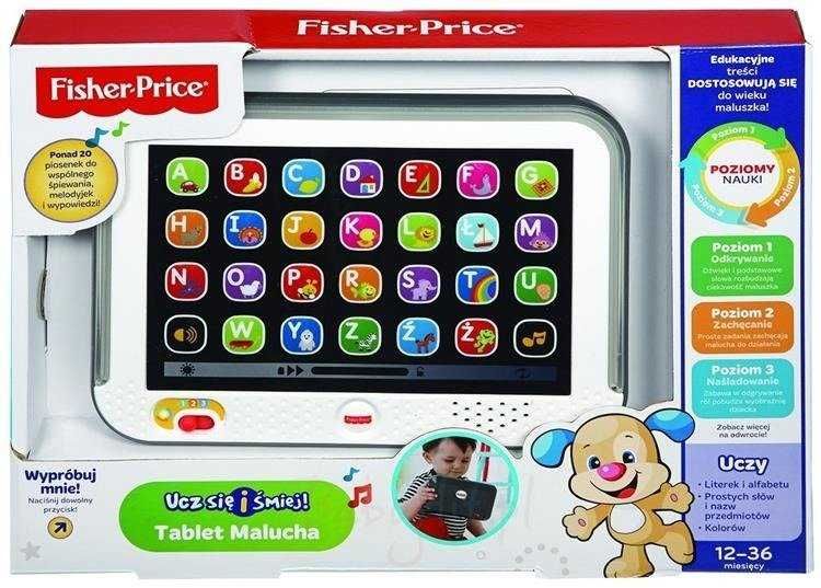 Fisher Price "Ucz się i śmiej" Tablet Malucha "Poziomy Nauki" DHN29