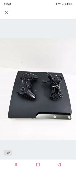 Konsola ps3 slim pad i gra.