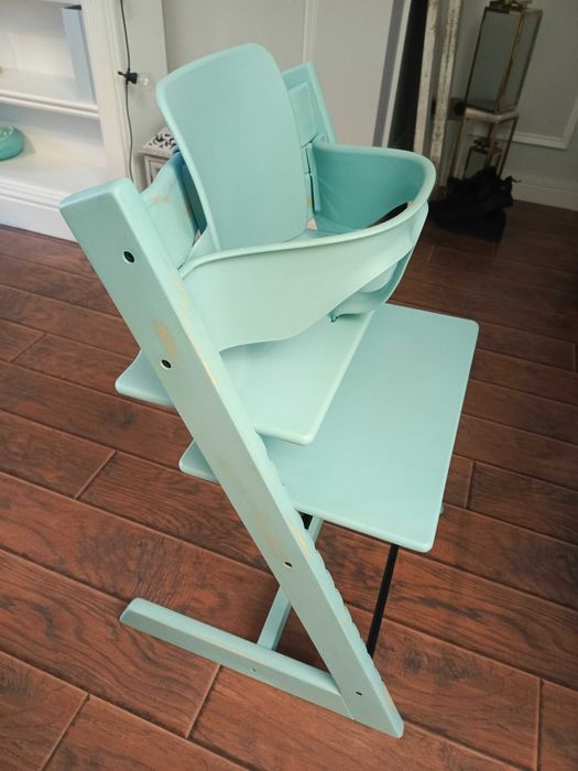 krzesło tripp trapp stokke Aqua blue