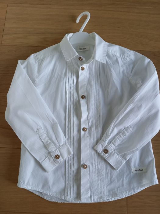 Koszula biała Newbie, rozmiar 104.