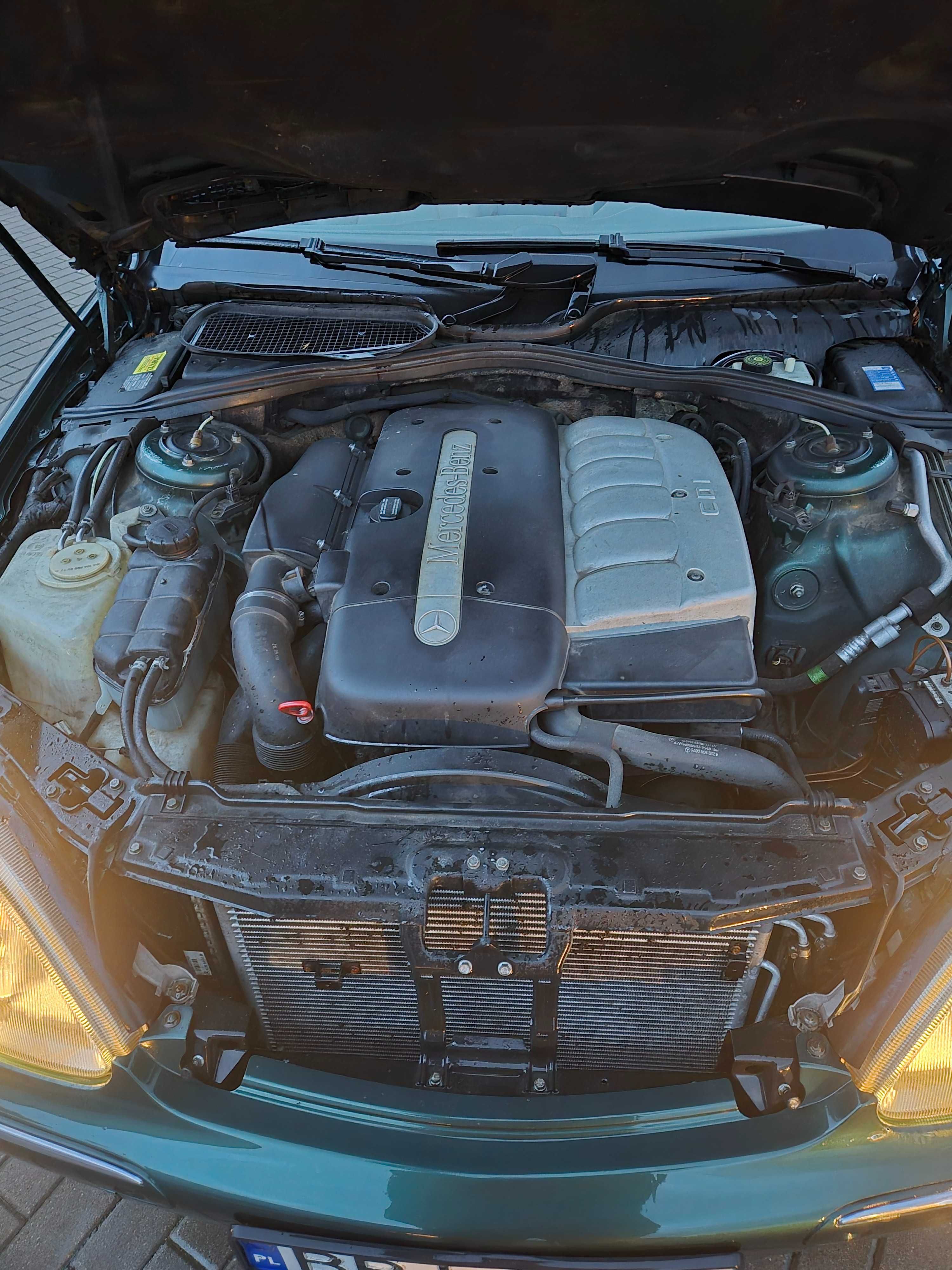 Mercedes S klasa 3.2 CDI zielony butelkowy możliwa zamiana ;)