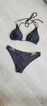 Czarny strój kąpielowy bikini 36 S
