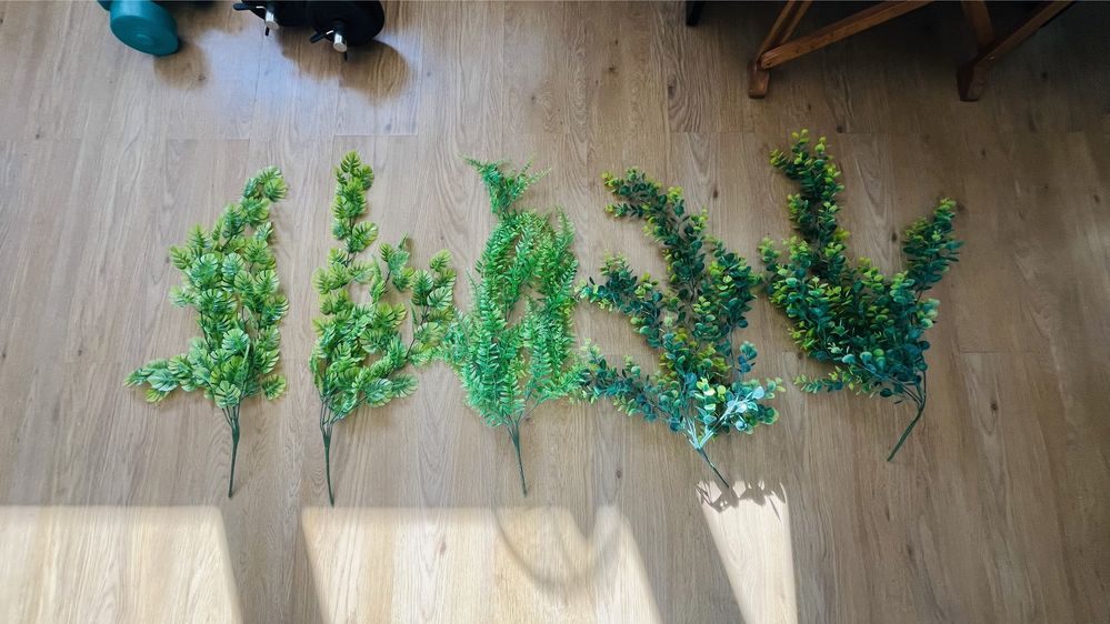 5 plantas artificiais