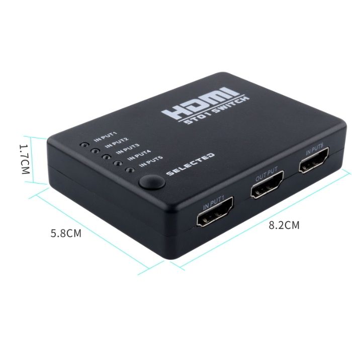 (NOVO) HDMI Switch HD (5x1)