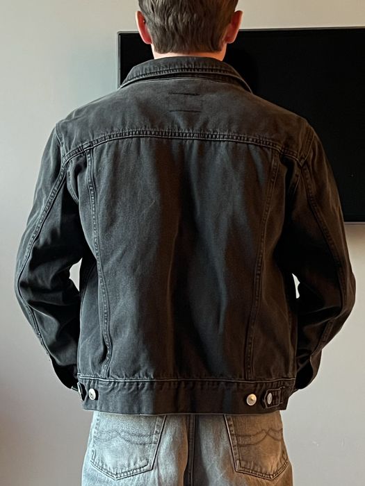 Куртка джинсова | Чорного кольору| Розмір S