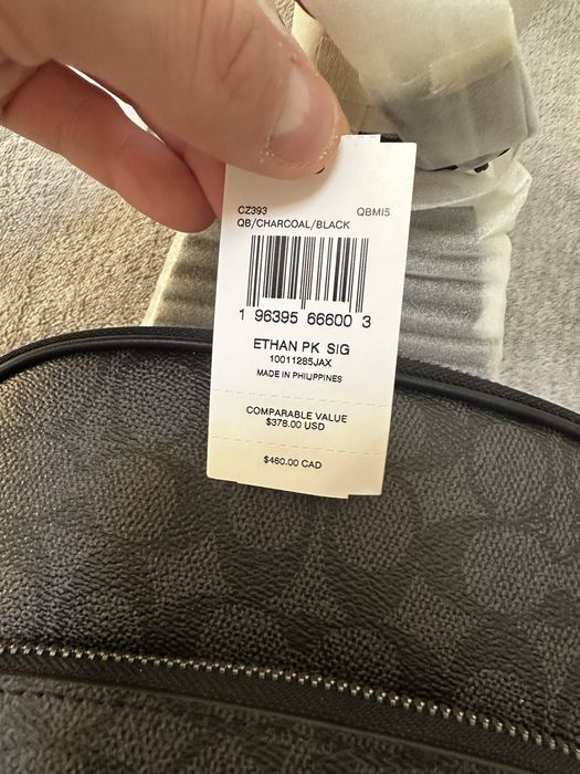 Сумка ОРИГІНАЛ! Coach ethan pack in signature canvas