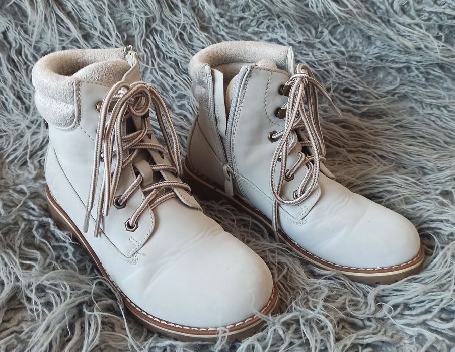 Botki kozaki buty na zimę r. 34, dł. 21 cm