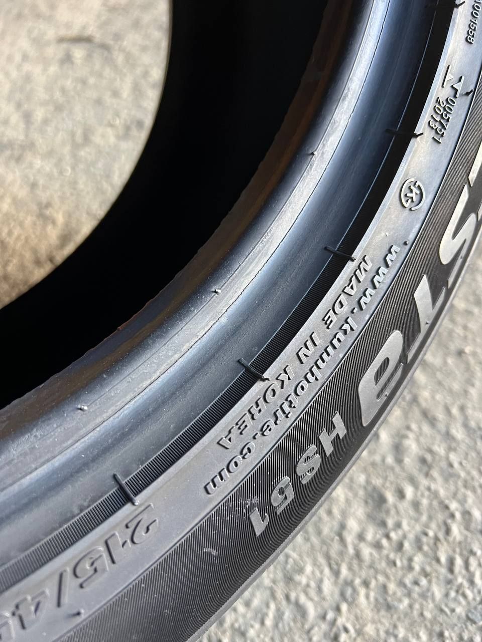 Шини 215/45 r16 Kumho Літо 4шт 2019р (151)