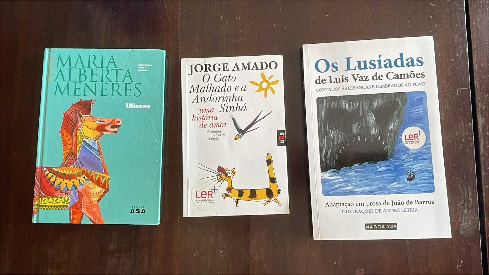Ulisses
O Gato Malhado e a Andorinha Sinhá
Os Lusíadas
